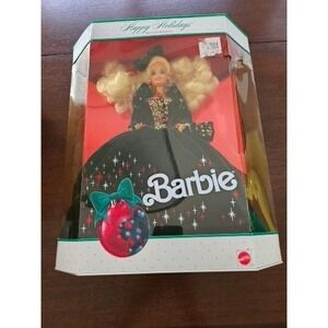 Happy‎ Holidays Special Edition 1991 Barbie Doll Velvet And Jewels